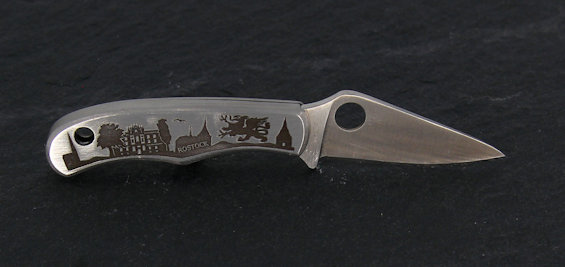 Gravur auf Messer