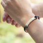 Preview: Armband Kanaren vergoldet am Handgelenk