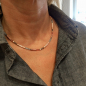 Preview: Edelsteinkette altrose´ getragen