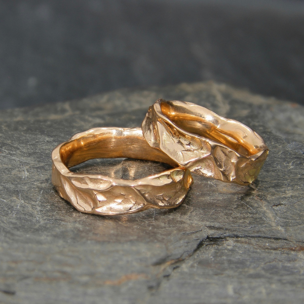 Trauringe Schmelzfeuer Rotgold