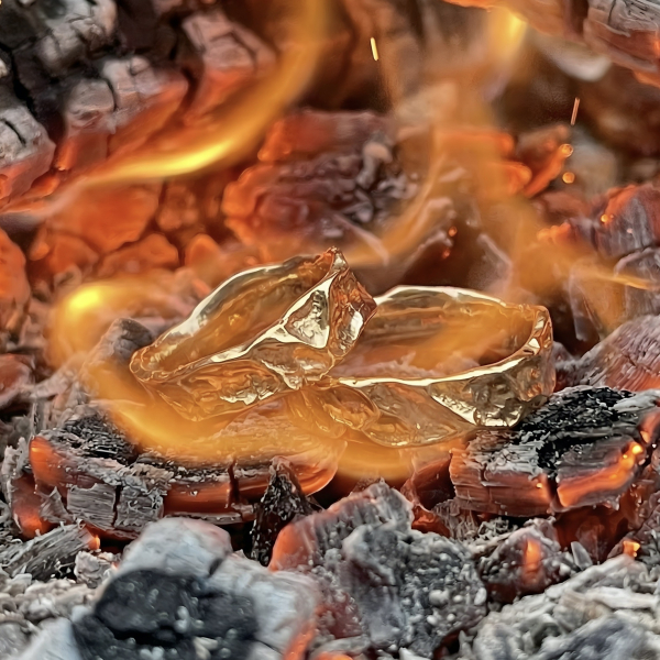 Trauringe Schmelzfeuer Rotgold