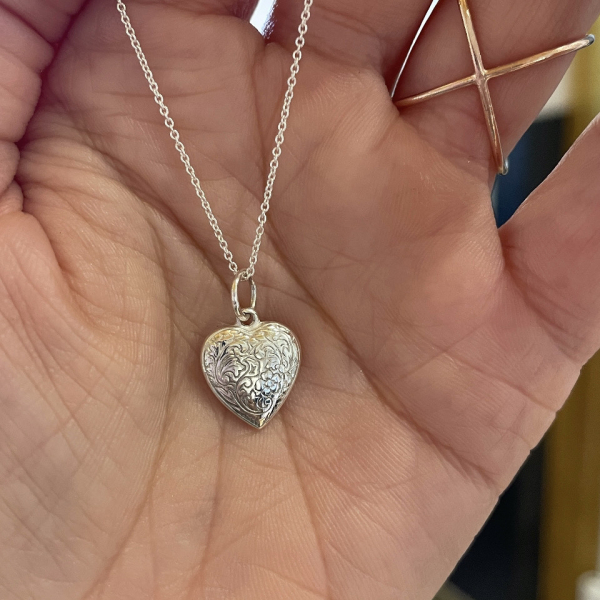 Anhänger Romantik aus Silber mit Kette