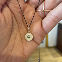 Anhänger "min Herzing" mit Kette
