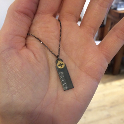 Glaube Anhänger mit Kette
